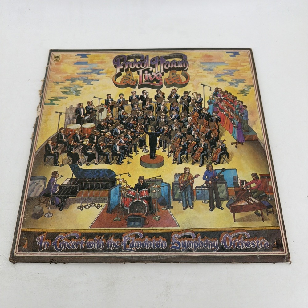 PROCOL HARUM Live With Edmonton Symphony Orchestra A&M SP-4335 1972